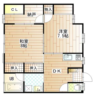 パスタイム油壷【1階】の間取り