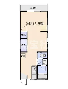 正村ハイツ【2階】の間取り