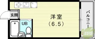 サニーパレス平磯【3階】の間取り