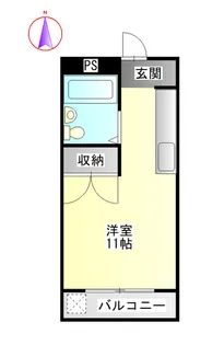 ドミール【4階】の間取り