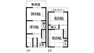 兵庫県伊丹市荻野西2【一戸建】の間取り