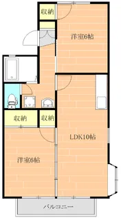 セジュール高岸 C棟【2階】の間取り