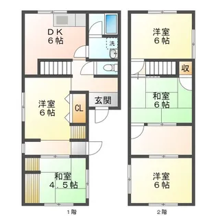 三重県四日市市広永町【一戸建】の間取り