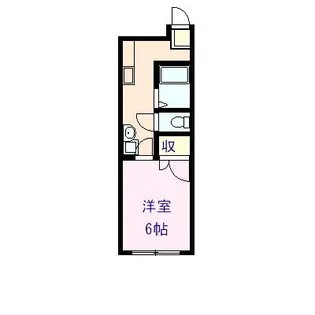 シャレー【2階】の間取り