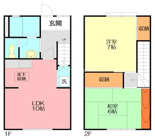 神奈川県足柄上郡大井町上大井【一戸建】の間取り