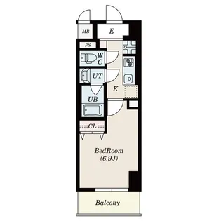 愛知県名古屋市北区辻町2【マンション】の間取り