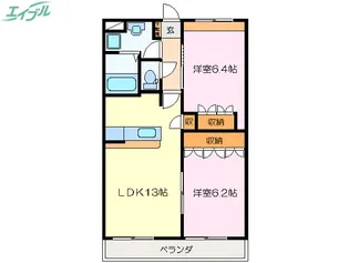 フルスパッセンC【2階】の間取り
