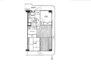 川崎セントラルコーポ【2階】の間取り