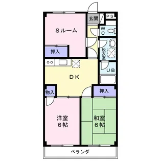 サンライズ須賀【3階】の間取り