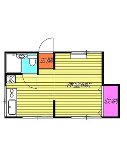 やなぎ荘【2階】の間取り