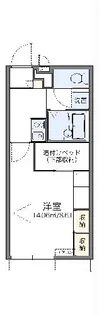 レオパレス平針黒石【1階】の間取り