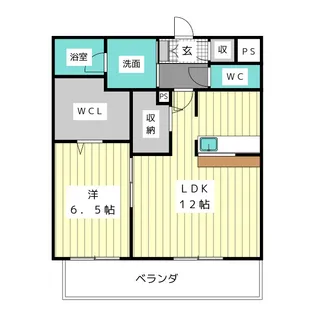CHEZ MOI(シェモア)【4階】の間取り