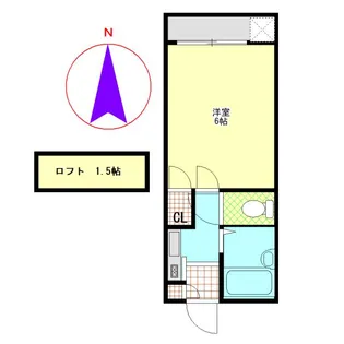 らびぱれす堀川【2階】の間取り