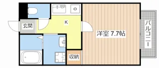 勝ハイツ【1階】の間取り