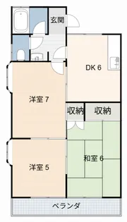 シャイン美園A【2階】の間取り