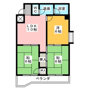 メゾンあじま【2階】の間取り