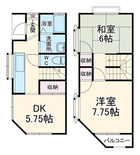 ホワイトハイツタナカの間取り