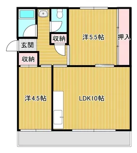 コーポみわ【3階】の間取り