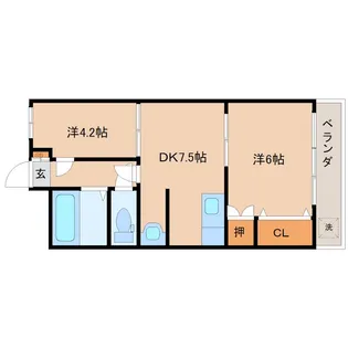マロンクレール【3階】の間取り