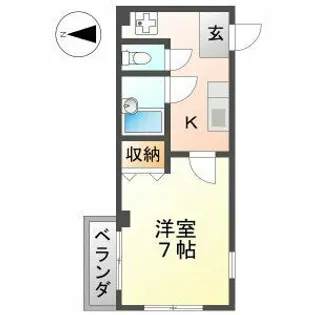 WEST COAST【2階】の間取り