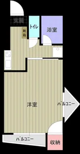 エル新屋敷B【3階】の間取り