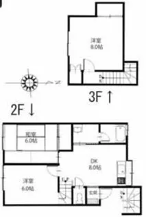 クリークサイド【2階】の間取り