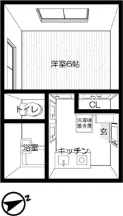 エルリオ玉堤【1階】の間取り