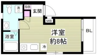 レティーナ銀座EAST【3階】の間取り