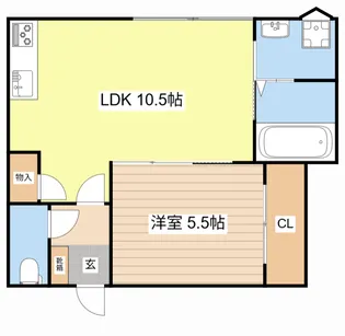 ランマンスクエア【2階】の間取り