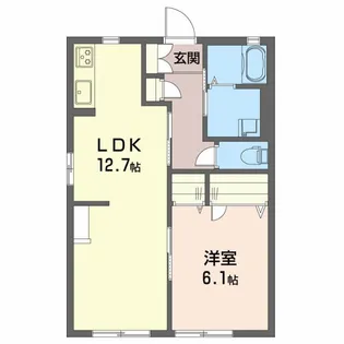 S.T.WEST【1階】の間取り