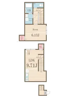 東京都小金井市本町2【アパート】の間取り
