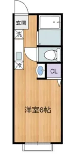 1Rの間取り画像