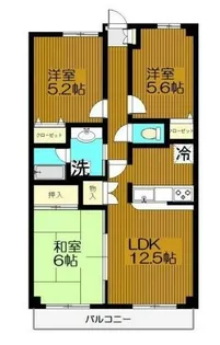 メゾンクラルテ仲町台【7階】の間取り