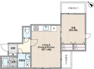 東京都世田谷区上馬4【マンション】の間取り