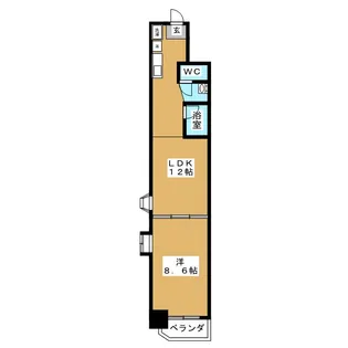 バンベール31【2階】の間取り