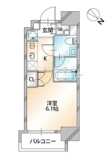 パーク巣鴨【5階】の間取り