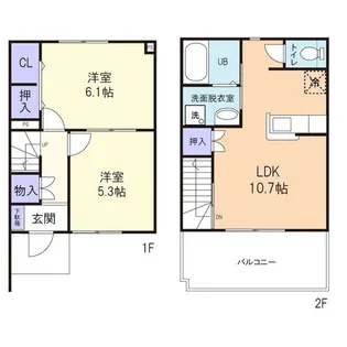 茨城県笠間市飯田【一戸建】の間取り