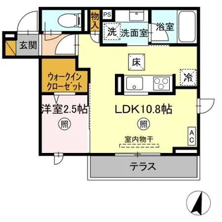 プラデーラ【1階】の間取り