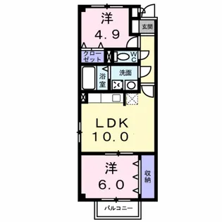 グラン リオ【2階】の間取り