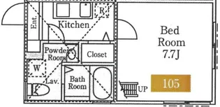 テラス藤【1階】の間取り
