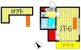 FOREST MATSUDO【1階】の間取り