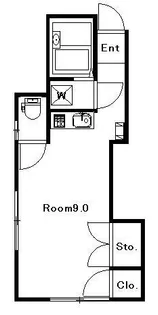 メゾンティアラ【3階】の間取り