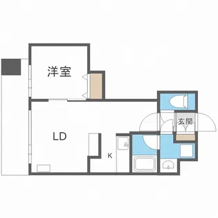 北海道札幌市中央区北四条西18【マンション】の間取り