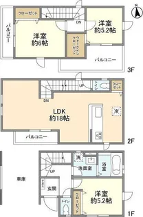 埼玉県さいたま市浦和区上木崎8【一戸建】の間取り