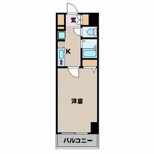エステムプラザ横浜みなとみらいWEST【10階】の間取り