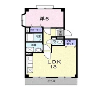 ヴィクトワール壱番館【1階】の間取り