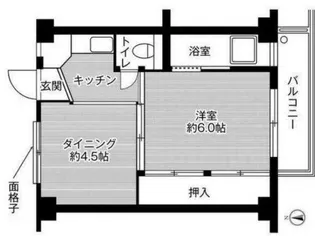 ビレッジハウス槌ケ原【1階】の間取り