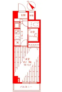 フェニックス横須賀中央【9階】の間取り