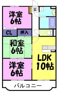 ユーミー豊泉【2階】の間取り