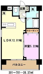 埼玉県川口市本町3【マンション】の間取り